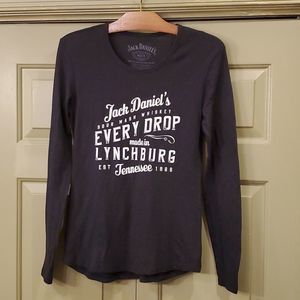 Jack Daniel's black long sleeve top
